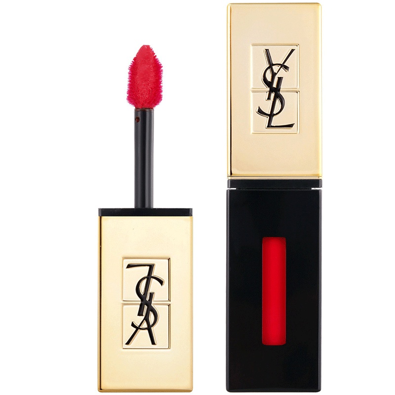 [不易脱妆]YSL 圣罗兰 纯色唇釉#11 咬唇玫红色 6ml/盒 保湿显色 唇彩