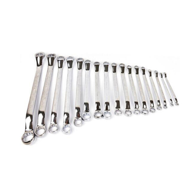 工具库 世达SATA 公制全抛光30度双梅花扳手17MMx19MM 42206