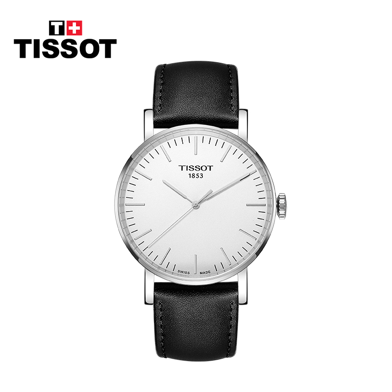 瑞士TISSOT 天梭 俊雅系列 简约石英男表T109.610.16.031.00