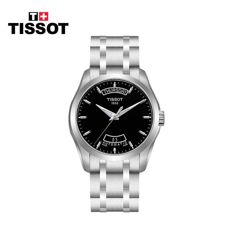 瑞士TISSOT 天梭 库图系列 简约石英男表 T035.407.11.051.00
