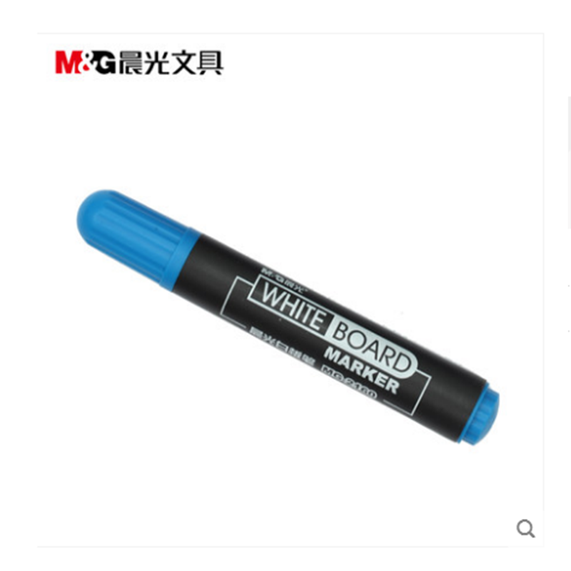 晨光MG2160白板笔可擦白班画板笔红黑蓝三色擦拭易擦液体粉笔