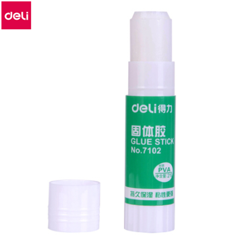 得力7102PVC固体胶21G