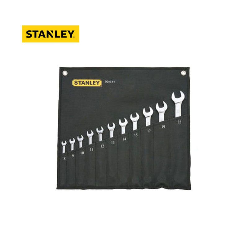 史丹利(Stanley)11件套公制精抛光两用长扳手 93-611-22 货期5-10天