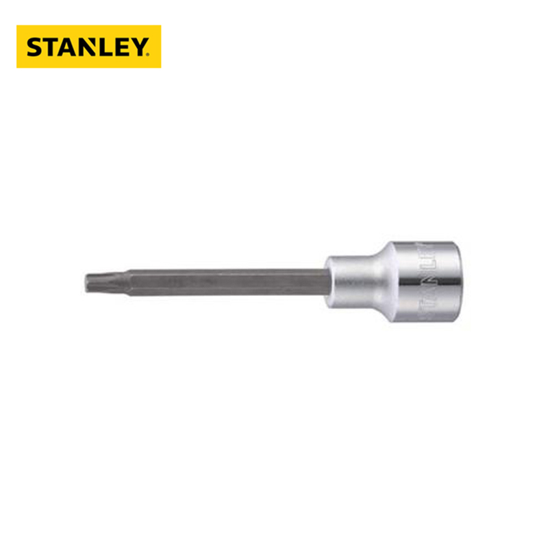 史丹利(Stanley)12.5MM系列100MM长花形旋具套筒T55 89-995-1-22