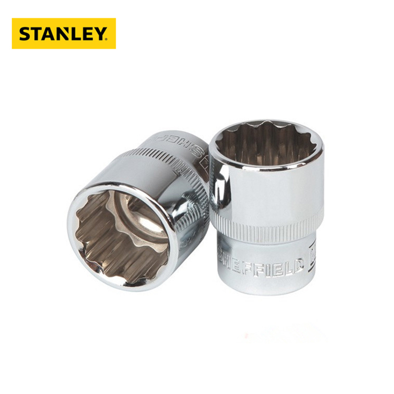 史丹利(Stanley)12.5MM系列公制12角标准套筒27mm 86-557-1-22