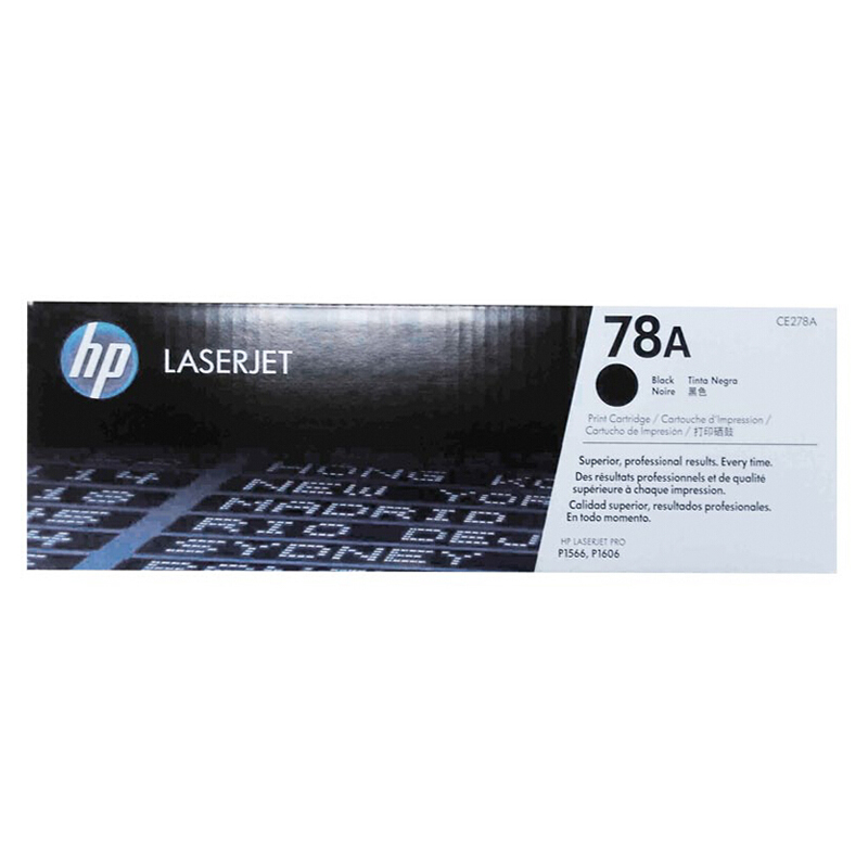 [精选]惠普(hp)CE278A LASERJET CE278A 黑色硒鼓适用P1560/ P1600/M1536dnf