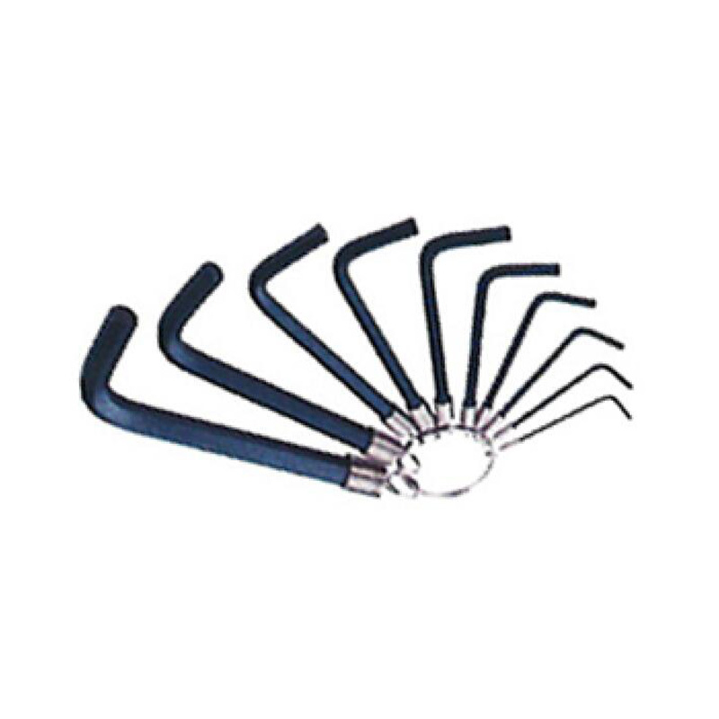 史丹利(Stanley)10件套公制链式内六角扳手1.5-10mm STMT69213-8-23 货期5-10天