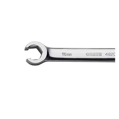 工具库 世达SATA 公制全抛光油管扳手13x14MM 48202