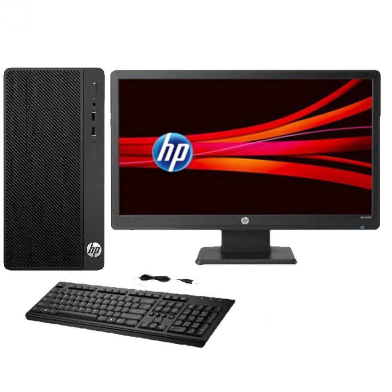 惠普(HP)Pro 280 G3 MT商用台式电脑(I3-7100/4G/1TB/无系统/21.5宽屏)