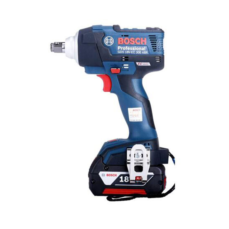 博世(Bosch) 锂电充电式冲击扳手机 GDS 18V-EC 300 ABR (kit) 货期5-10天