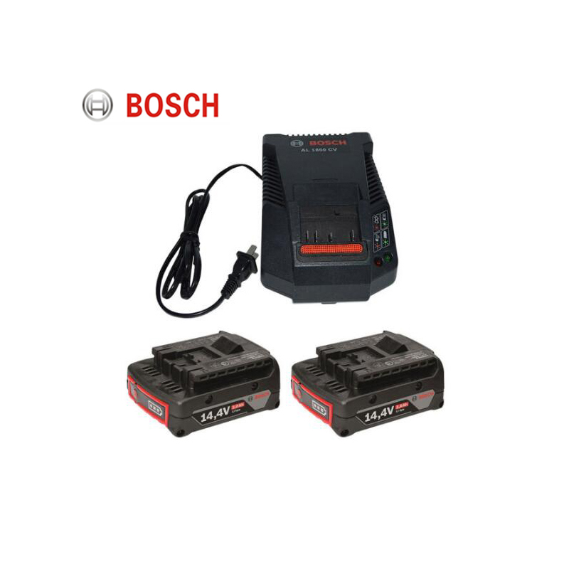 博世(Bosch) 锂电移动电源套件 2电1充套装14.4V 2.0Ah