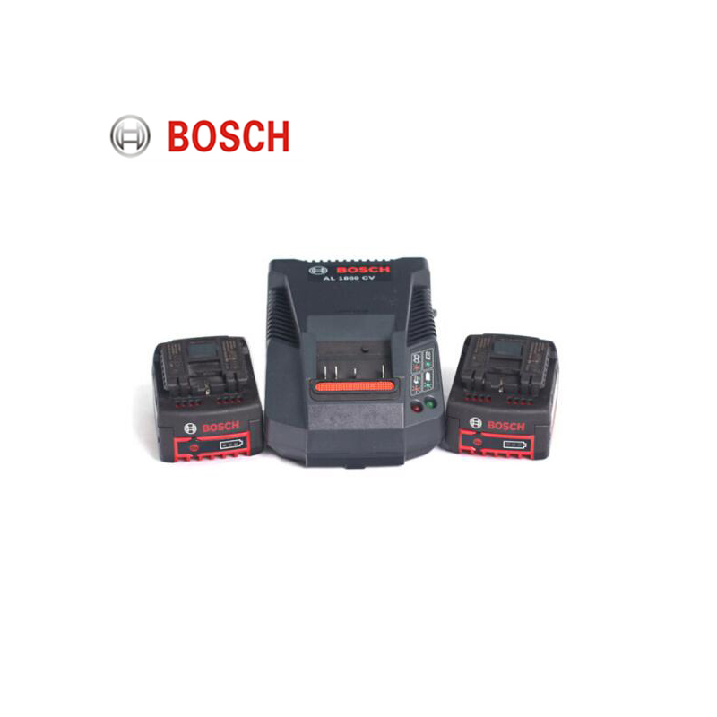 博世(Bosch) 锂电移动电源套件 2电1充套装18V 5.0Ah 货期5-10天