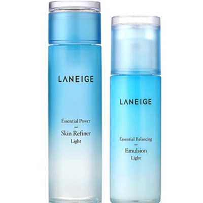 兰芝(Laneige)水衡清盈组合(清盈精华水200ml+清盈保湿乳120ml)乳液 爽肤水 补水 保湿滋润