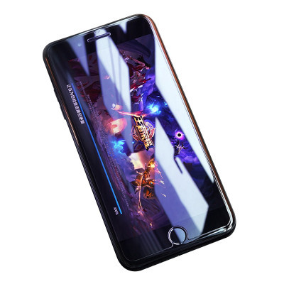 洛克(ROCK) iPhone8/7高清钢化膜曲面全贴合玻璃膜 苹果7/8防爆手机贴膜 0.26MM 抗蓝光 透明
