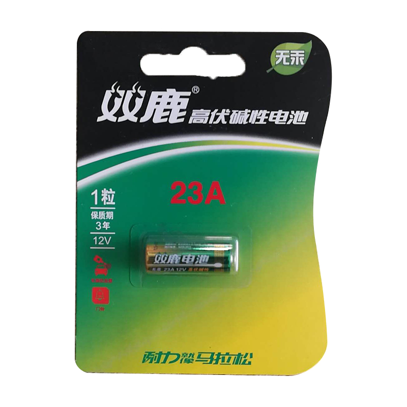 双鹿 扣式 电池 23A 1粒/卡 (单位:卡)
