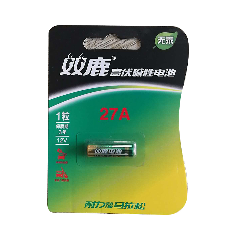 双鹿 扣式 电池 27A 1粒/卡 (单位:卡)