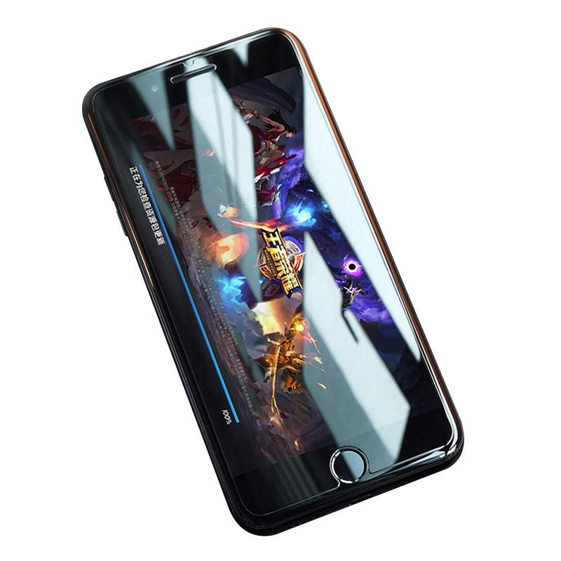 洛克(ROCK) iPhone7/8高清钢化膜曲面全贴合玻璃膜苹果7/8防爆手机贴膜防指纹 0.26MM 透明