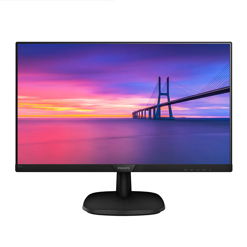 飞利浦(PHILIPS)273V7QDSBF 27英寸高清 IPS宽广视角 不闪屏 窄边框 可壁挂液晶显示器