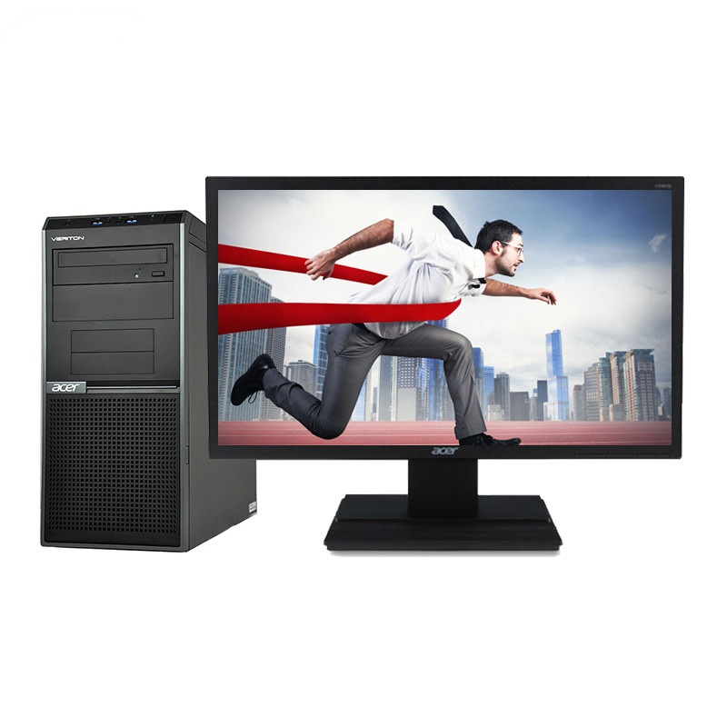 宏碁(Acer)D430台式电脑(I3-6300 4G 1T 集显 DVDRW 19.5寸 win7专业版 SC)