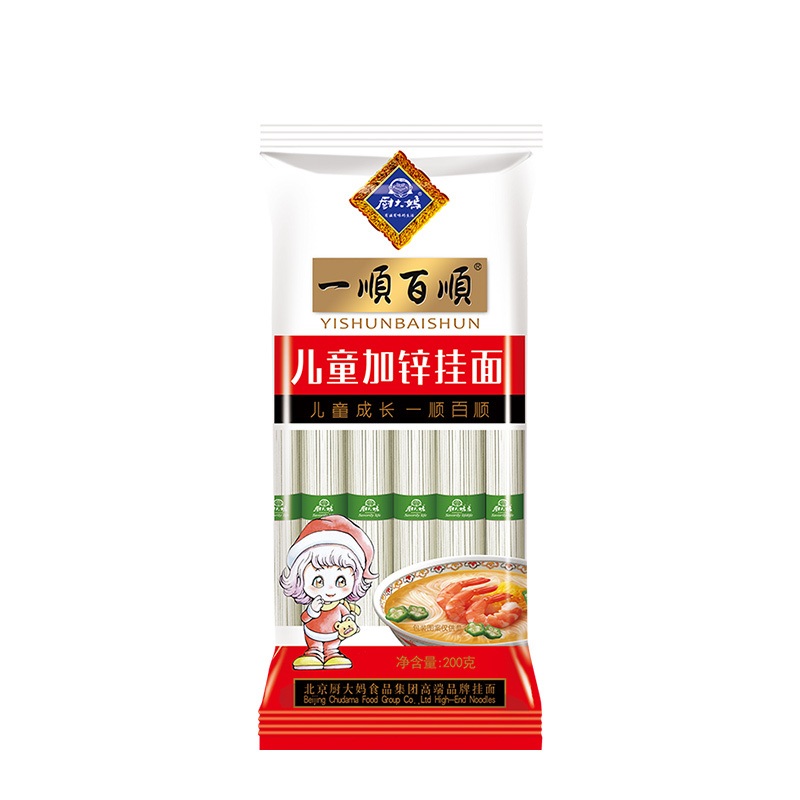 厨大妈一順百順儿童加锌挂面200g