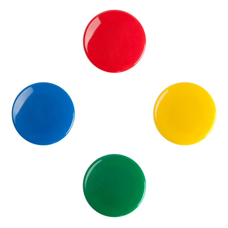 齐心 B2384 强力磁粒4个装(40mm) 配 nh