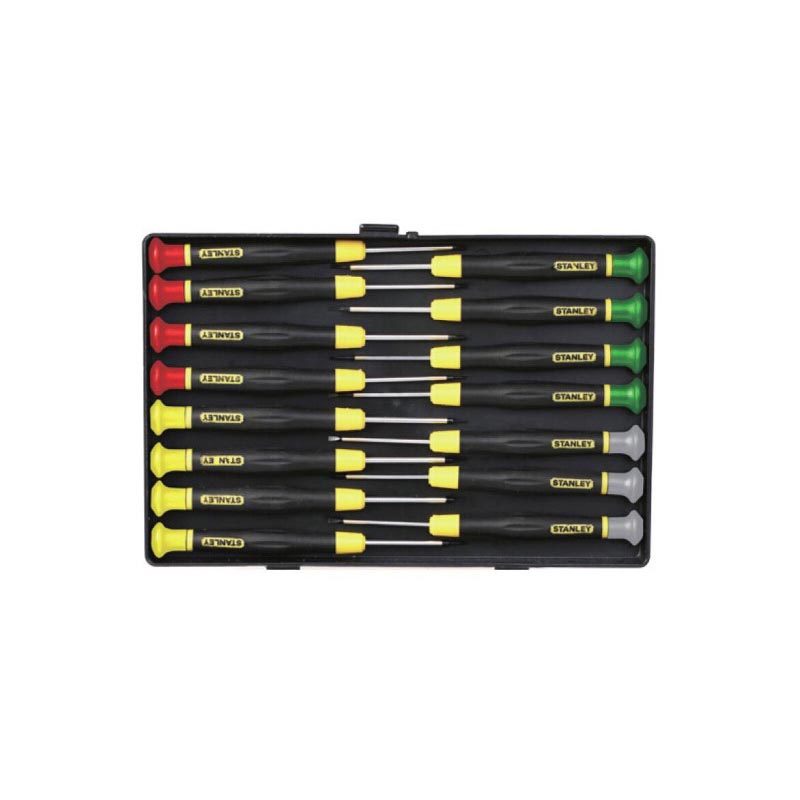 史丹利(Stanley)15件套微型螺丝批组套A 66-381-23