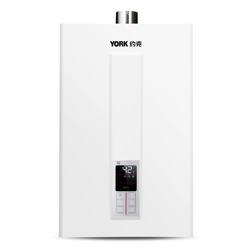 约克(YORK)13升天燃气热水器JSQ25-13 YK-F2支持高层低水压启动 防燃气中毒 天然气智能恒温强排