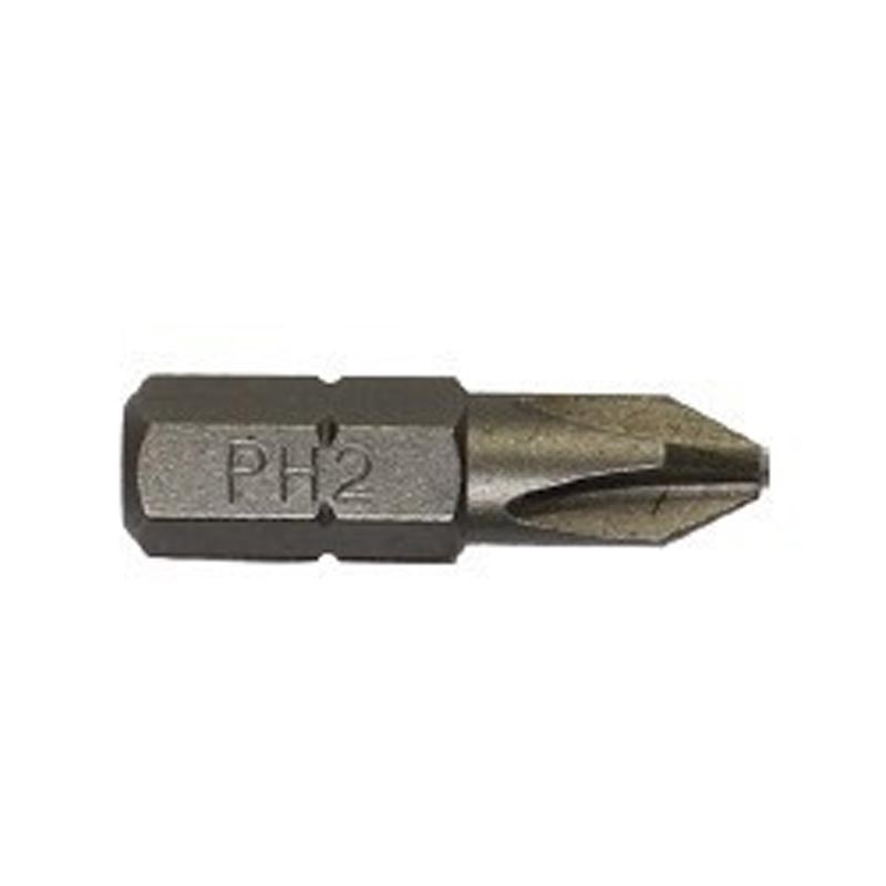 史丹利（Stanley）6.3MM系列十字旋具头PH2x25mm x10 63-023T-23