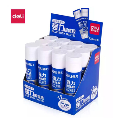 得力PVP强粘性胶棒 36g 无甲醛配方 deli7123