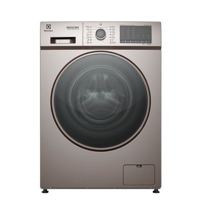 伊莱克斯EWF14932SC 9KG全自动变频滚筒洗衣机家用 洗脱一体 一级能效 不锈钢冰晶內桶 黑曜太空舱设计