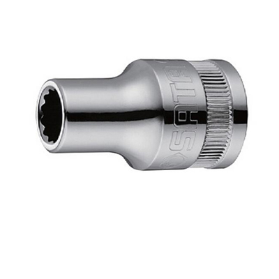 工具库 世达SATA 12.5MM系列12角公制套筒8MM 13619