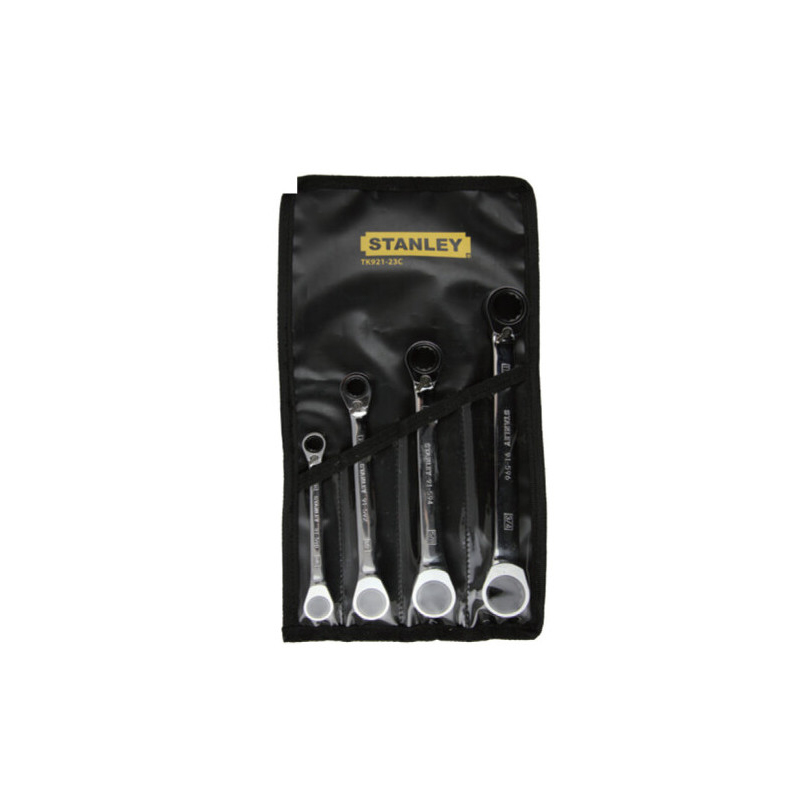 史丹利(Stanley)4件英制双梅花双向棘轮快扳套装 TK921-23C 货期5-10天