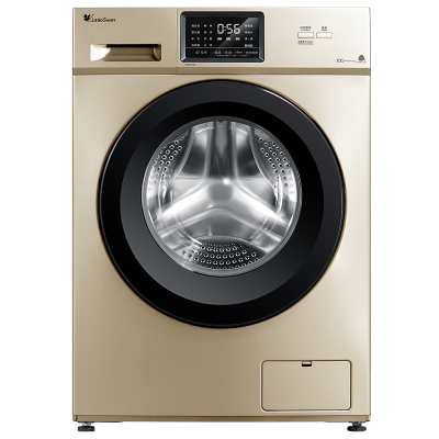 小天鹅(LittleSwan) 9公斤 滚筒洗衣机全自动 洗脱一体洗衣机 简约触控 家用金色 TG90V21DG5