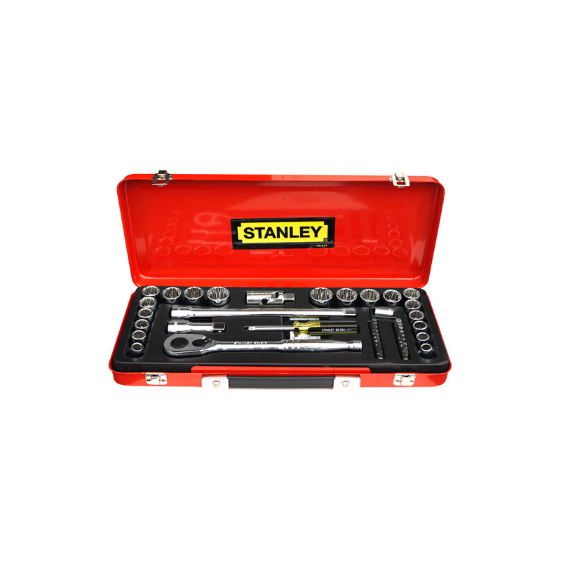 史丹利(Stanley)43件套6.3MM 12.5MM系列公英制组套 89-517-22