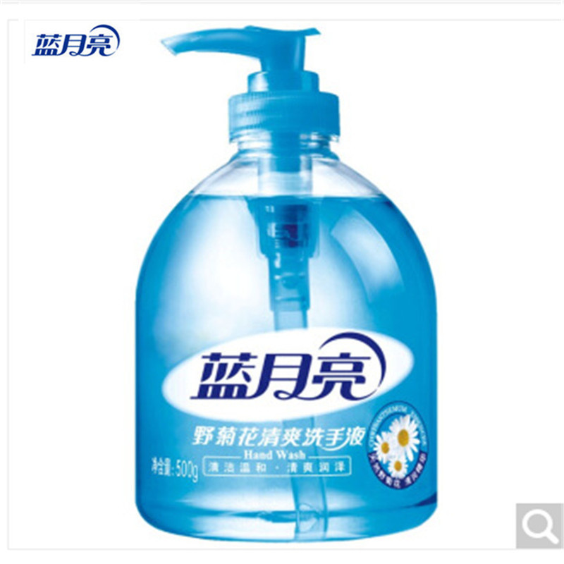 蓝月亮 XLB201 清洁温和 清爽润泽洗手液(野菊花)500g瓶+500g瓶装补充装