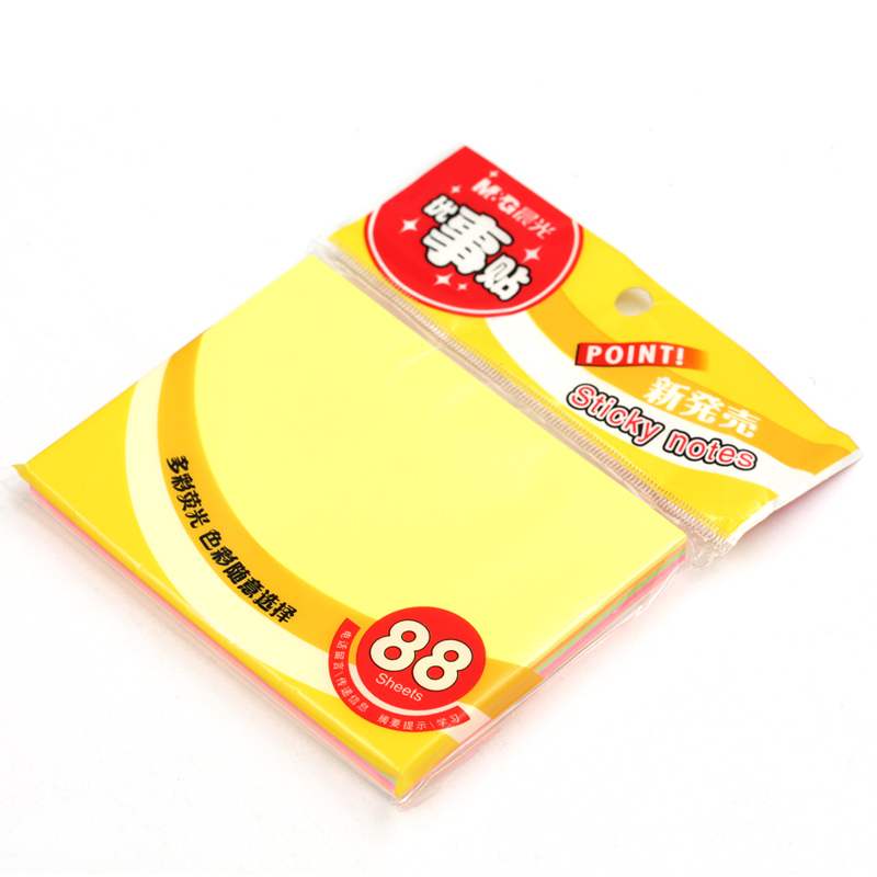 晨光3X4便条贴88页时尚办公AS34E10108