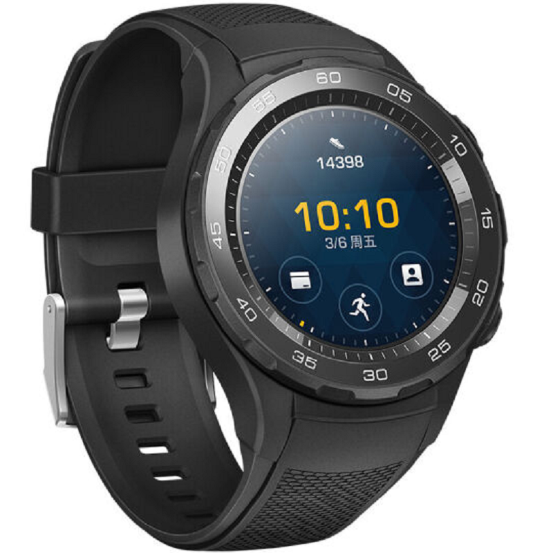 HUAWEI WATCH 2 华为第二代智能运动手表 蓝牙版 (碳晶黑)