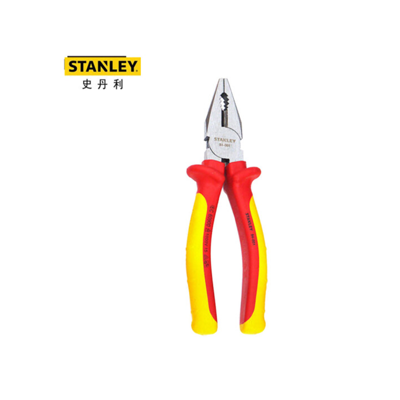 史丹利(Stanley)FatMax绝缘钢丝钳7寸 84-001-23