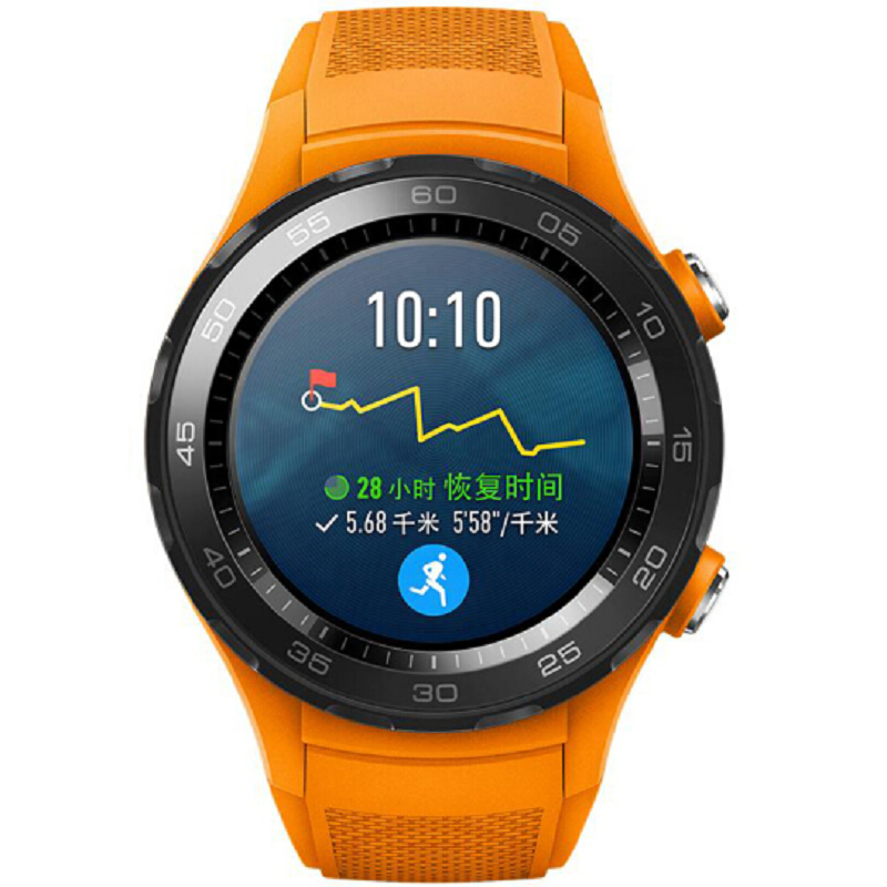 (华为)HUAWEI WATCH 2 华为第二代智能运动手表 4G版(活力橙)