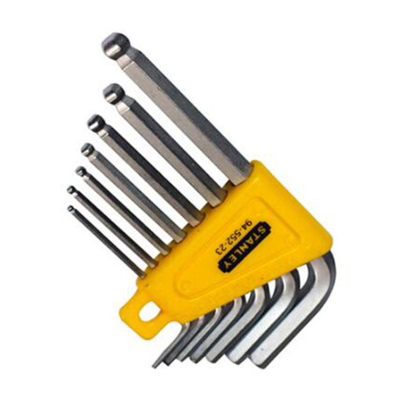 史丹利(Stanley)7件套英制短柄球头内六角扳手 94-552-23 货期5-10天