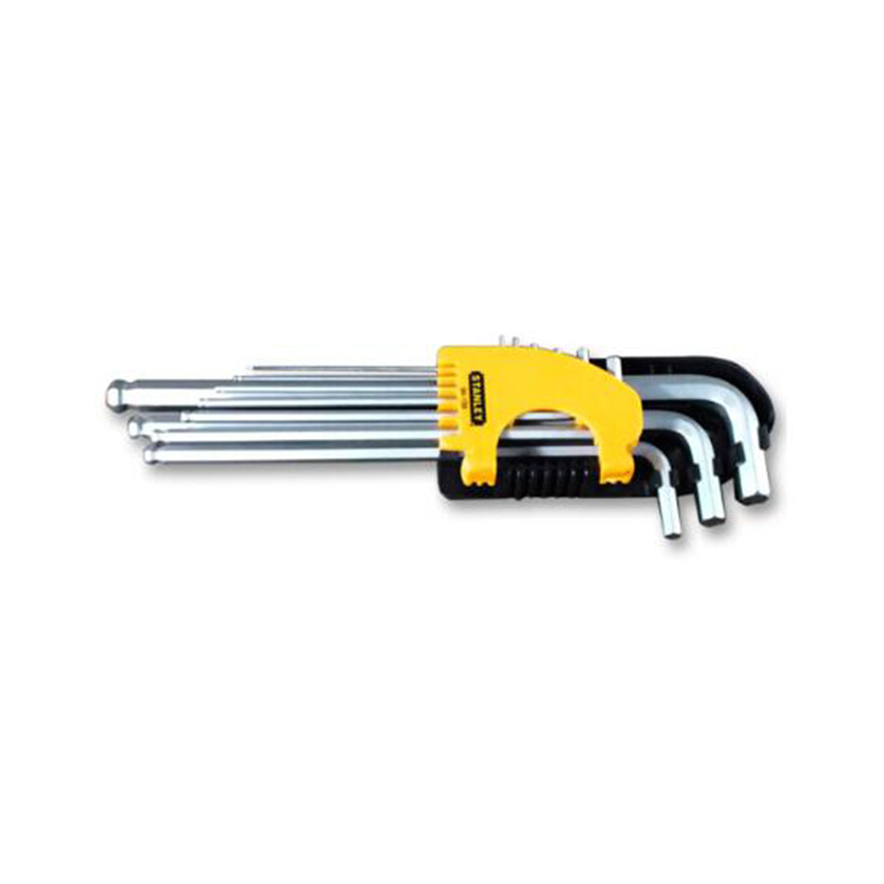 史丹利(Stanley)9件套公制加长球头内六角扳手1.5-10mm GBSTMT94158-8-23