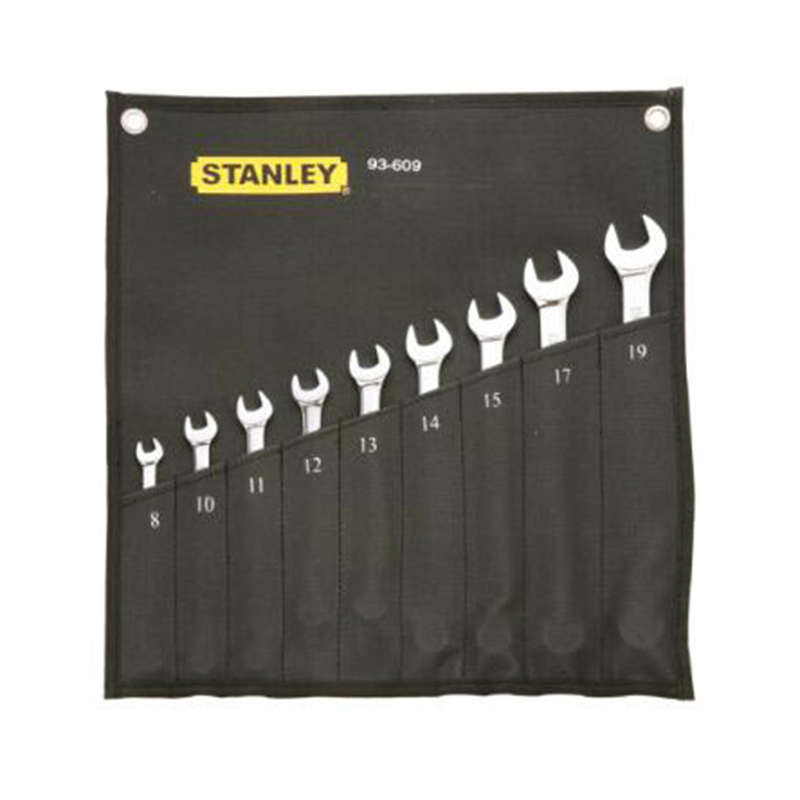 史丹利(Stanley)9件套公制精抛光两用长扳手 93-609-22 货期5-10天