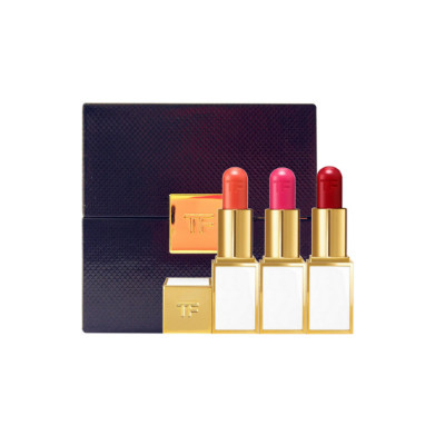 汤姆福特(Tom Ford)迷你亮彩唇膏套盒1#+3#+4# tf迷你白管系列2g 礼盒套装 滋润保湿