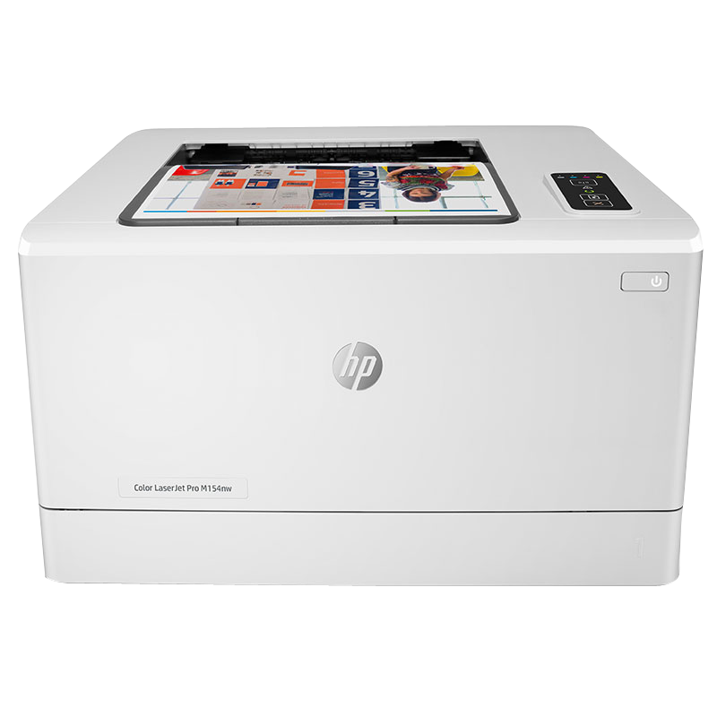 惠普 HP Color LaserJet Pro M154NW 彩色激光打印机有线无线wifi办公商用