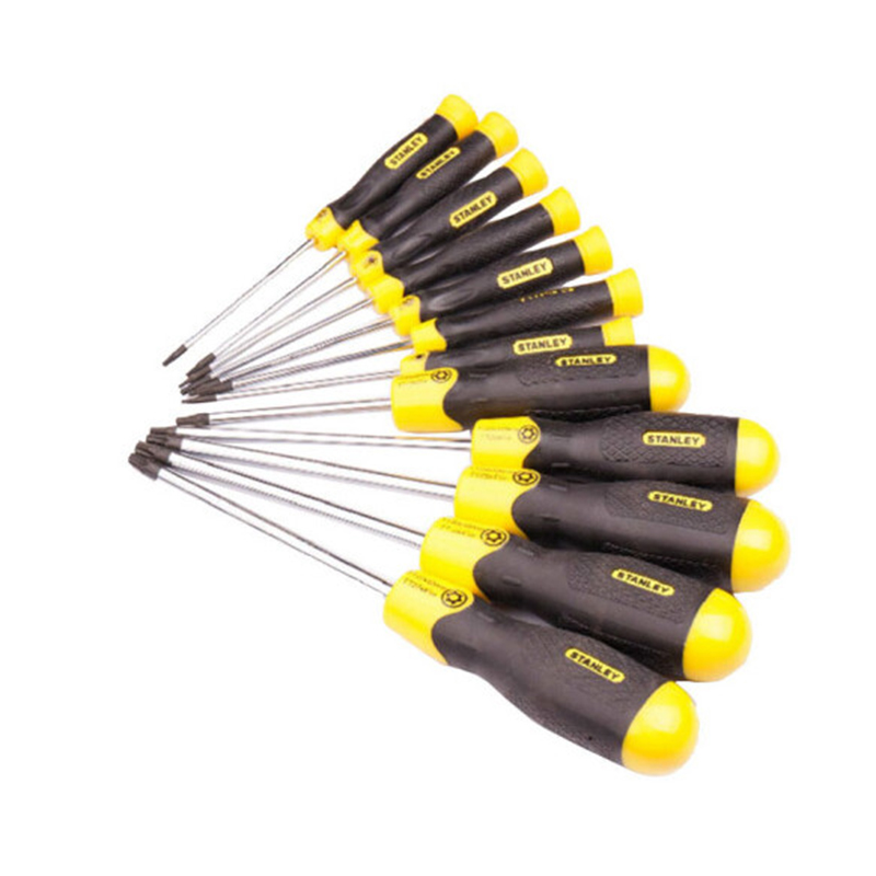 史丹利(Stanley)胶柄花形螺丝批T6x80mm 65-145-0-23