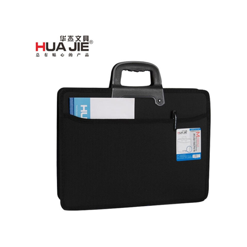 HUA JIE华杰 10个装 ST4034 FC规格珍珠纹手提式公文包 A4文件包多功能收纳包 收纳包手提电脑包