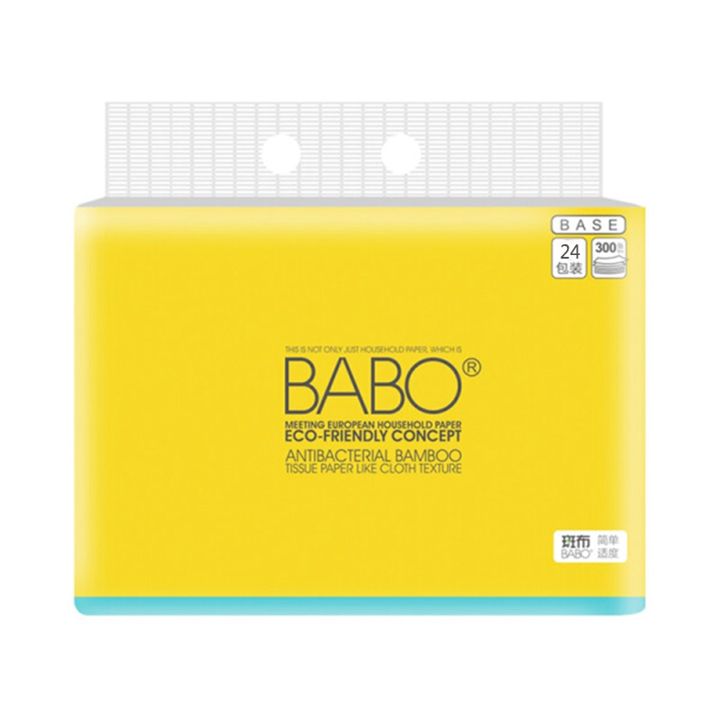 斑布(BABO) BASE系列 190MM 110抽 抽纸 BCR100E24 （提*24包）（单位：提）