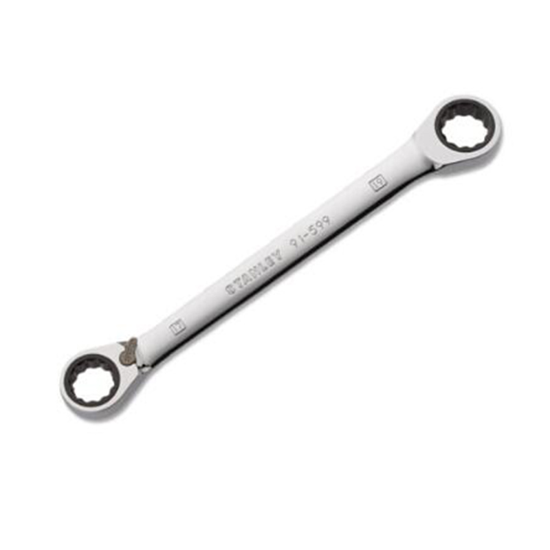 史丹利(Stanley)公制双梅花双向棘轮快扳14x15mm 91-595-1L-22