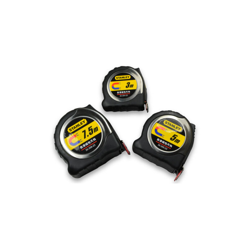 史丹利（Stanley）防滑磁性尺钩公制卷尺5m 35-355-23