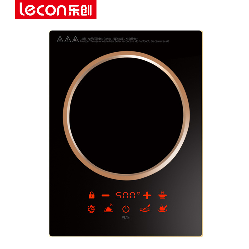 乐创(lecon) LC30-2 嵌入式电磁炉 单灶电磁炉家用触屏 凹面